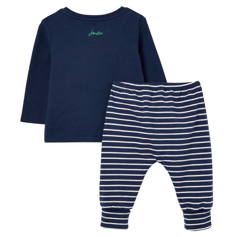 Joules Baby Byron Artwork Set - Navy Zoo-1